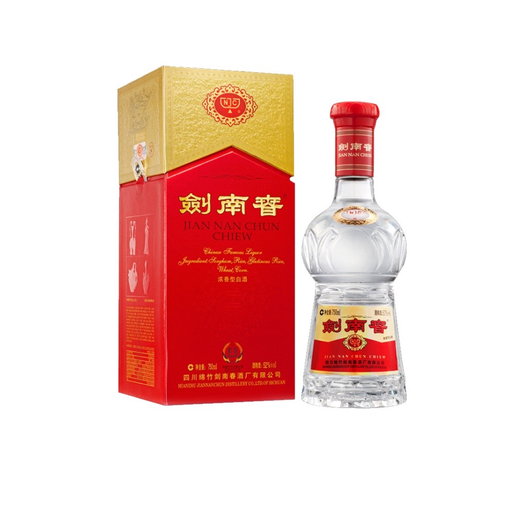 剑南春 52度 浓香型白酒 750ml