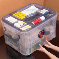 医药箱家用小药品收纳盒家庭装宿舍学生全套应急医疗箱便携急救箱