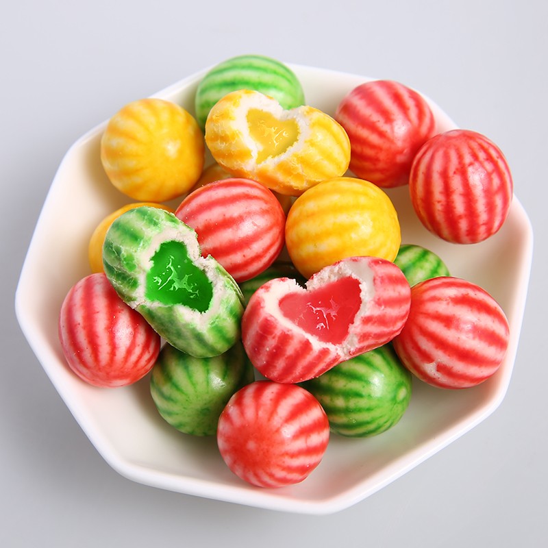 夹心糖果_海嘉旺 西瓜泡泡糖 50粒多少钱-什么值得买