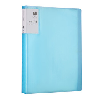 凑单品：M&G 晨光 ADMN4208 雅悦系列 A4/60页蓝色插袋资料册/文件册 单个装