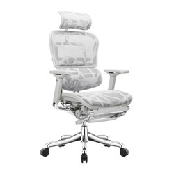 Ergonor 保友办公家具 E精英版 人体工学电脑椅 银白色+舒躺宝