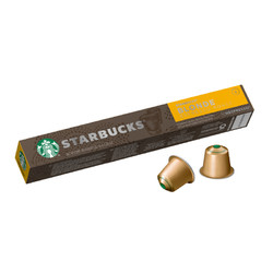 STARBUCKS 星巴克 Nespresso胶囊咖啡 轻度烘焙浓缩咖啡 10颗