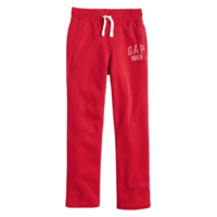 Gap 盖璞 儿童休闲直筒运动裤 372685 红色 110cm(XS)
