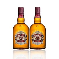CHIVAS 芝华士 12年 调和 苏格兰威士忌 40%vol 700ml*2瓶 礼盒装