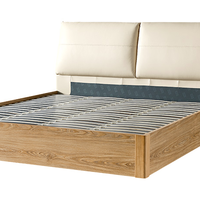  顾家家居 KUKA  B859 储物双人床 180*200cm 米白色