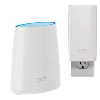 NETGEAR 美国网件 Orbi Mini RBK30 2200M WiFi 5 分布式路由器+RBW30 墙插式分身路由