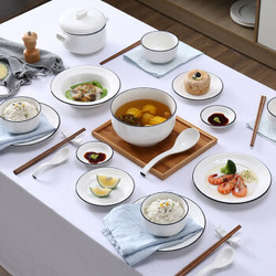 欧式创意陶瓷汤盘意面西餐汤盘菜盘餐盘牛排盘餐具