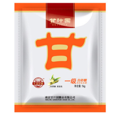 甘汁园 白糖 白砂糖 1kg *6件