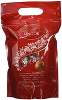 Lindt 瑞士莲 Lindor 牛奶巧克力球(约80球)，1kg