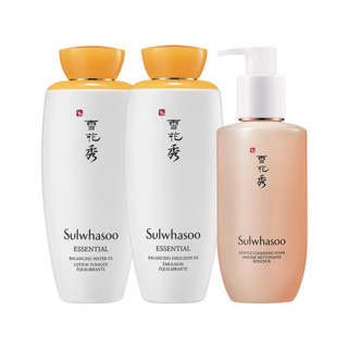 Sulwhasoo 雪花秀 护肤套装 (滋盈肌本润颜水125ml+乳125ml+顺行柔和洁面泡沫200ml)