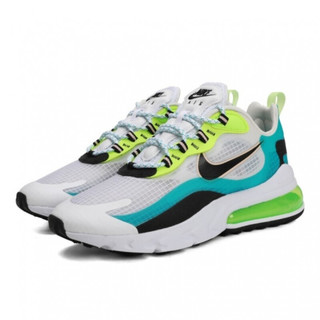 NIKE 耐克 Air Max 270 React 男士休闲运动鞋 CT1265-300 神谕浅绿/阴影绿/水洗珊瑚红/黑 39