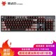黑峡谷 GK715 机械键盘 有线键盘 104键 热插拔 (凯华BOX轴 ） 黑灰 红轴