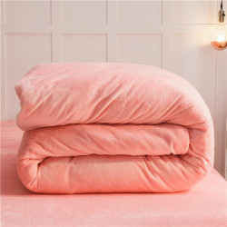 加绒被套冬天珊瑚绒单件套ab面法兰绒毛绒双面绒被罩单人冬季双人