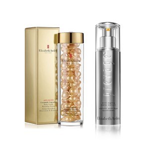 Elizabeth Arden 伊丽莎白·雅顿 金致/时空系列精华套装 2件套(铂粹橘灿精华50ml+金胶90粒)