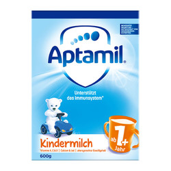 限新人：Aptamil 德国爱他美 儿童配方奶粉 易乐罐 1+段/4段（1-2岁）600g/罐 纸盒装