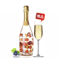 意大利原装进口起泡酒葡萄酒甜型气泡汽泡酒750ml配香槟杯