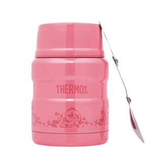 THERMOS 膳魔师 SK-3000MR-PRP 不锈钢真空闷烧杯 470ml 深粉色