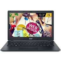 acer 宏碁 墨舞系列 墨舞 P238 13.3英寸 笔记本电脑 酷睿i5-7200U 8GB 500GB HDD 核显 黑色