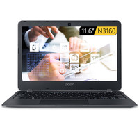 acer 宏碁 墨舞系列 墨舞 B117 11.6英寸 笔记本电脑 赛扬N3160 4GB 128GB SSD 核显 黑色