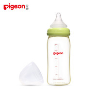 Pigeon 贝亲 AA93 婴儿宽口径奶瓶 240ml 配L号奶嘴 *2件