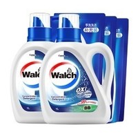 88VIP：Walch 威露士 有氧倍净洗衣液 1kg*2瓶+500g*3袋 *5件