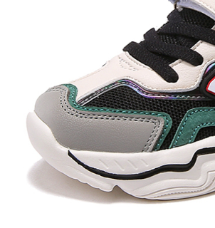 商品贵人鸟g20013a儿童休闲运动鞋灰绿26脚长155cm