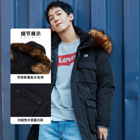 Levi's 李维斯 A0551-0000 男士大毛领工装羽绒服