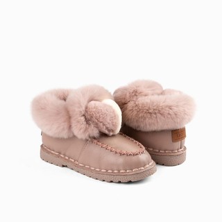 OZWEAR UGG 儿童爱心球 雪地靴