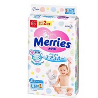 京东PLUS会员：Merries 妙而舒 婴儿纸尿裤 L58片 *4件