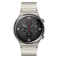 HUAWEI 华为 WATCH GT 2 保时捷设计款 智能手表 46.7mm 灰色 银色金属表带 (GPS、血氧、心率）