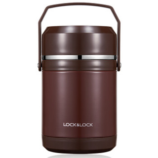 LOCK&LOCK 乐扣乐扣 LHC8036 不锈钢保温饭盒 1.8L *5件