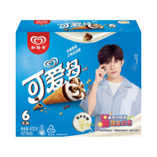 商品walls和路雪可爱多冰淇淋非常香草味67g6支