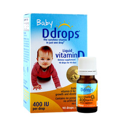 Baby Ddrops 婴儿维生素D3滴剂 400IU 90滴