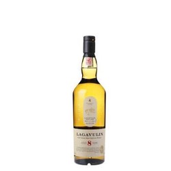 乐加维林单一麦芽威士忌威士忌（Lagavulin）苏格兰进口艾莱岛屿区洋酒700ml 乐加维林8年700ml *2件