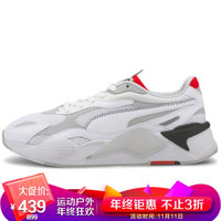 彪马 PUMA 男女 生活系列 RS-X3 Millenium 运动 休闲鞋 373236 02彪马白/浅灰 40码 UK6.5码