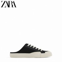 ZARA 12845610040 女鞋系带露跟运动鞋