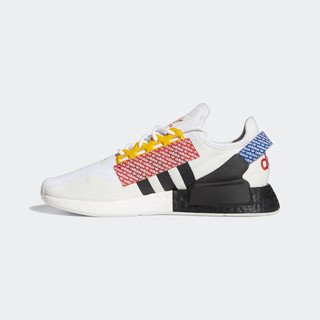 adidas Originals Originals NMD R1 V2 中性休闲运动鞋 FZ4825  白/一号黑/金 41