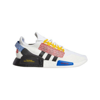 adidas Originals Originals NMD R1 V2 中性休闲运动鞋 FZ4825  白/一号黑/金 41