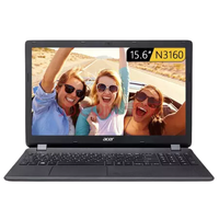 acer 宏碁 墨舞 EX2519 15.6英寸 商务本 黑色 (赛扬N3160 、核芯显卡、4GB、1TB HDD、720P、IPS、60Hz)