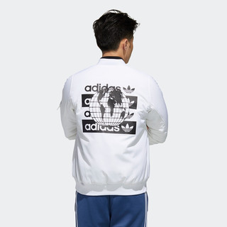 adidas Originals REVSBL BOMBER 男士运动夹克 FT6896  白色 M