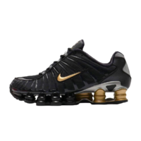 NIKE 耐克 Shox TL / Neymar Jr. 中性休闲运动鞋 BV1388-001 黑/金属金/金属银 40