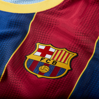 nike耐克202021赛季巴萨vapor主场球员版男士球衣cd4185456深宝蓝校园