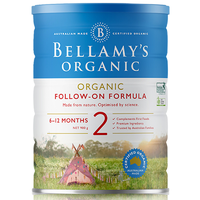 BELLAMY'S 贝拉米 婴儿配方奶粉 2段900g *3件
