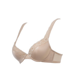 triumph黛安芬蕾丝女集中上托胸罩大胸适用文胸193545件