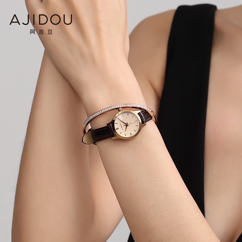 ajidou阿吉豆ak1510034b0女士新品如梦风情手表