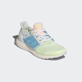 adidas 阿迪达斯 UltraBOOST CLIMA 中性跑鞋 FZ3640 白色/标志绿/青蓝/霓虹橙 40
