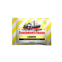 Fisherman's Friend 渔夫之宝润含片25g/袋 无蔗糖柠檬味 *3件