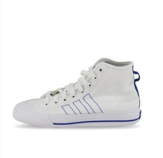 adidas Originals NIZZA HI RF 中性休闲运动鞋 FY3092 亮白/蓝鸟色 41