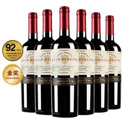 Concha y Toro 干露  典藏卡曼纳干红葡萄酒 750ml*6瓶  *3件