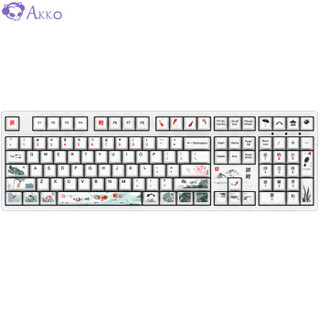 AKKO 3108 V2锦鲤机械键盘  108键 笔记本键盘 红轴